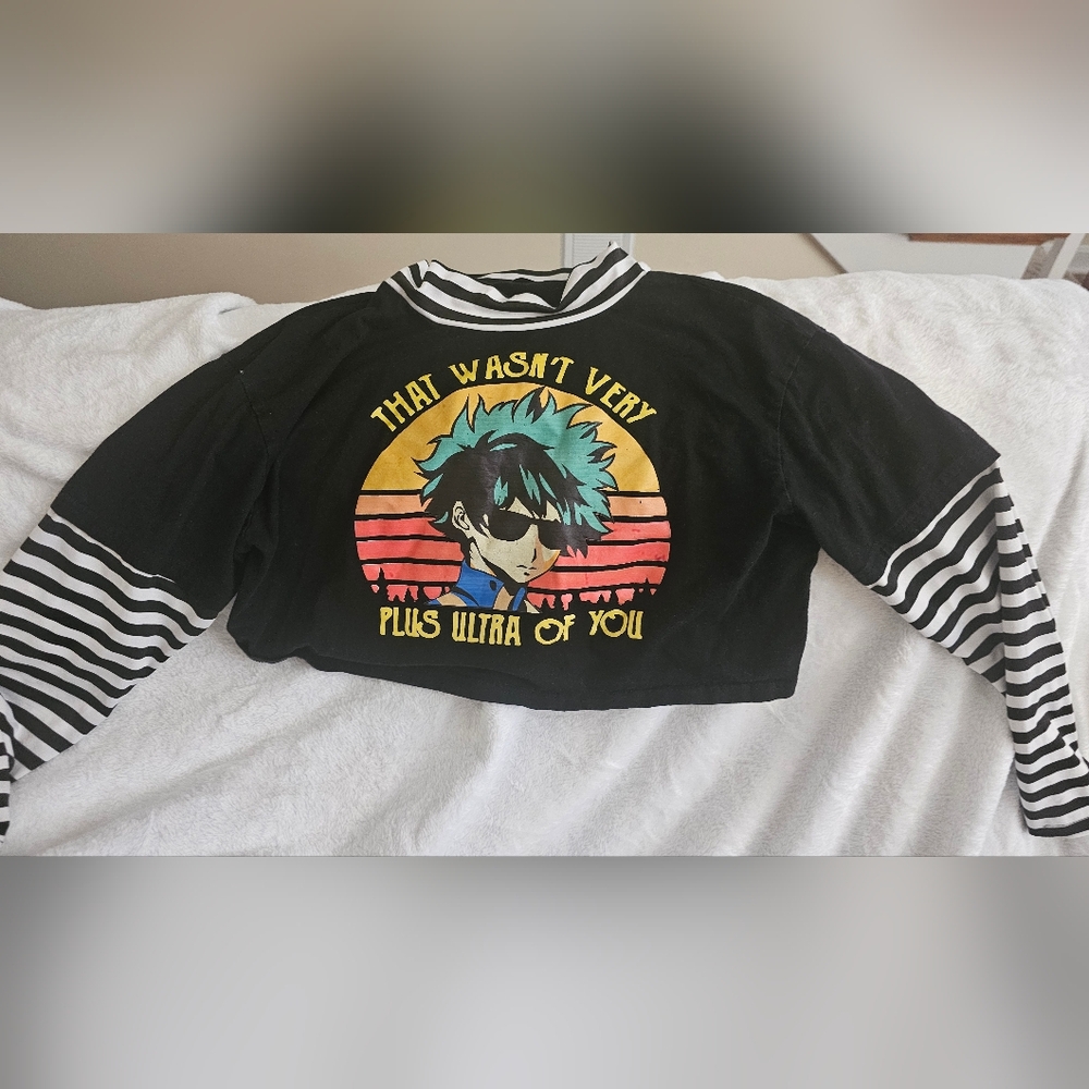 Kids Black Graphic Tee